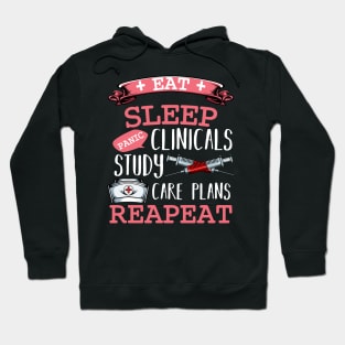 Nurse - Eat Sleep Nursing Repeat Hoodie